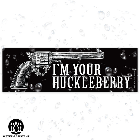 I'm Your Huckleberry Pistol 2.75x8.5 Rectangle Magnet