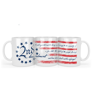 2nd Amendment Flag Coffee Mug