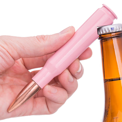 .50 Caliber Bullet Bottle Opener in Pink