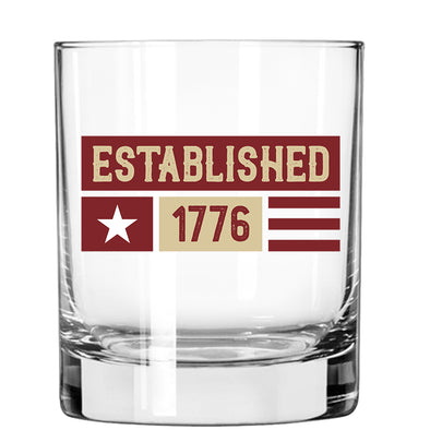 Established 1776 Whiskey Glass