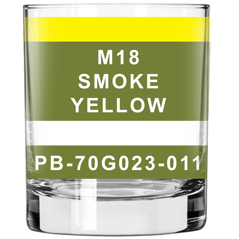 M18 Smoke Yellow Glassware M18 Smoke Yellow Glassware