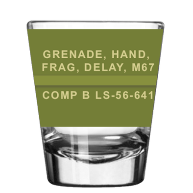 Frag Grenade Glassware