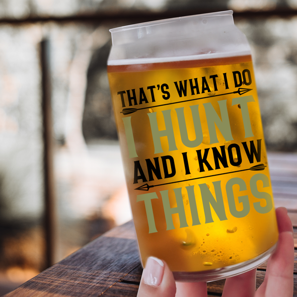 I Hunt and I Know Things Glassware
