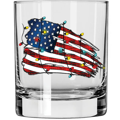 Decorate the Flag Whiskey Glass - Celebrate Christmas