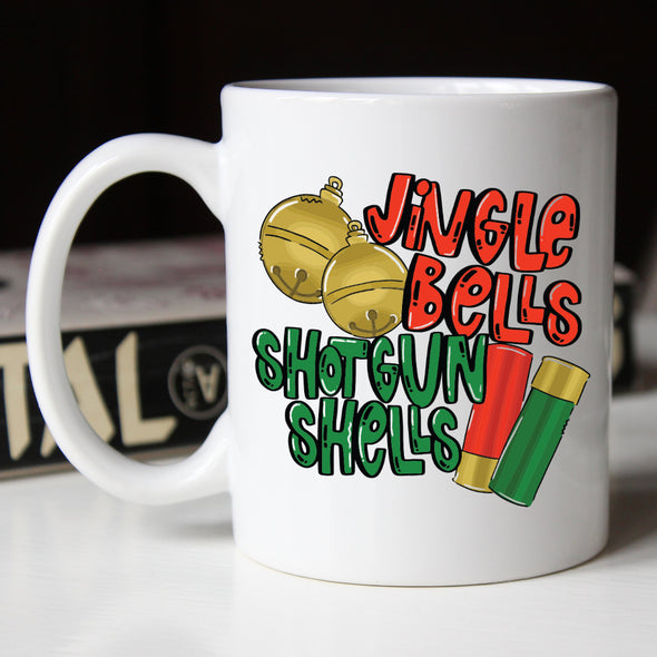 Jingle Bells Shotgun Shells Coffee Mug