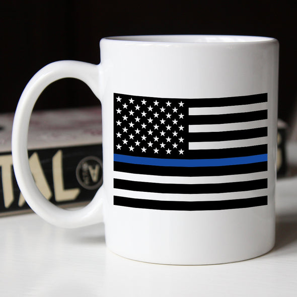 Thin Blue Line Coffee Mug