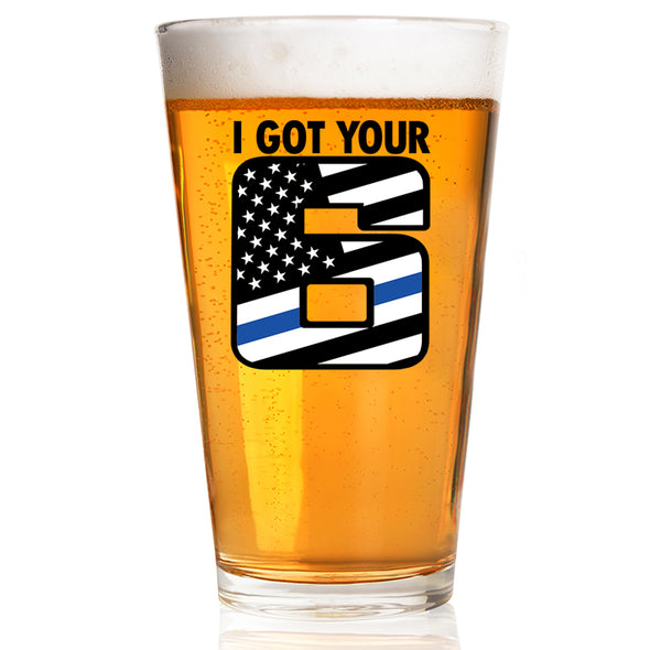 I Got Your 6 Flag Pint Glass