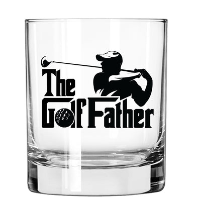 Golf Father Whiskey Glass