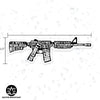 2nd Amendment AR Rifle Decal