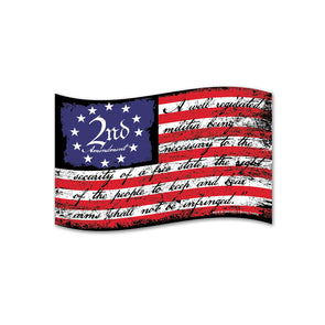 2A Flag Decal