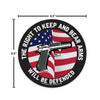 Right to Keep and Bear Arms Will be Defended Magnet