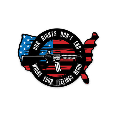 2nd Amendment My Rights Don't End Where Your Feelings Begin Frost Budd –  Murphy's Custom Gifts