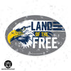 Land of the Free Eagle Magnet
