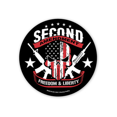 "OWNER ARMED" 2nd Amendment Warning Decals - Vinyl Stickers 10 Pack For Car, Truck