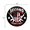 Second Amendment Freedom and Liberty Decal
