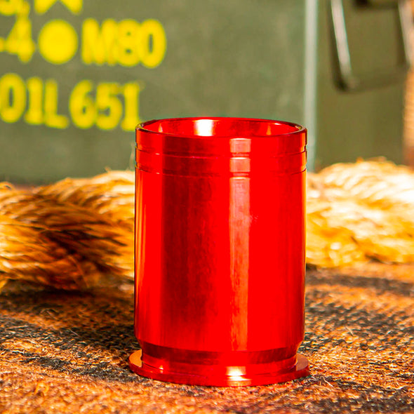 40MM Shot Glass in Red