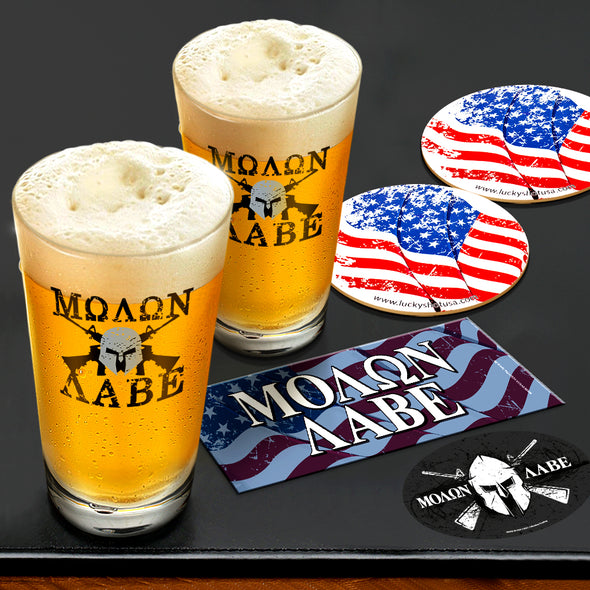 Molon Labe Pint Gift Set