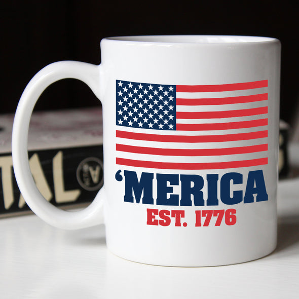 'Merica Flag Coffee Mug