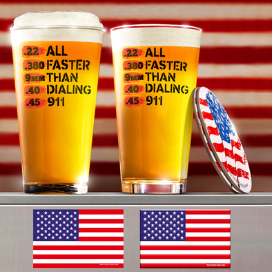 All Faster than Dialing 911 Pint Gift Set