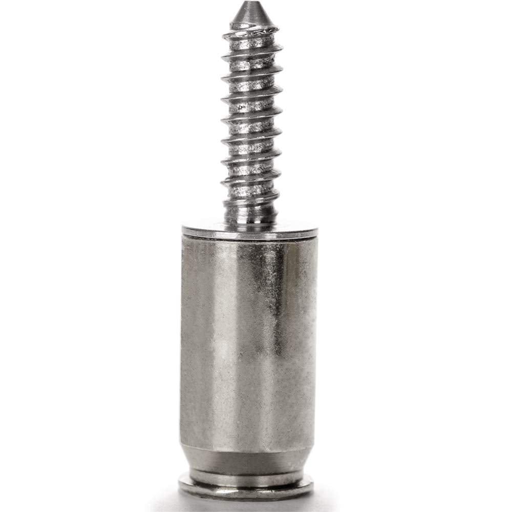 thumbnail image 2 of CCP Custom Parts Real Nickel 45 Auto Bullet Shell License Plate Frame With Screw Fastener Bolts 2 of 5