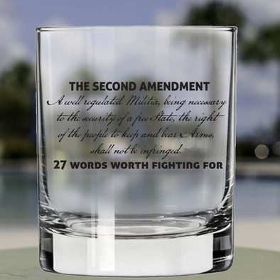 The Second Amendment - Whiskey Glass