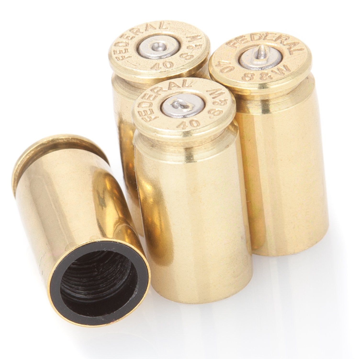 40 Caliber Brass Bullet Valve Stem Caps