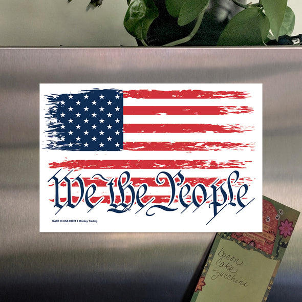 We The People Flag Magnet