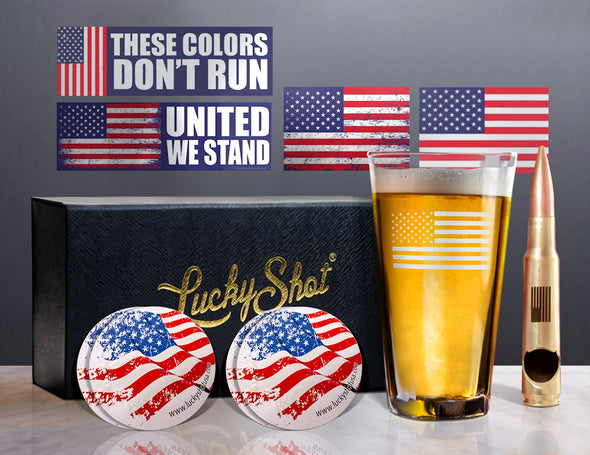 American Flag Pint Gift Set