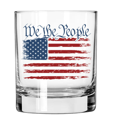We The People Whiskey Glass