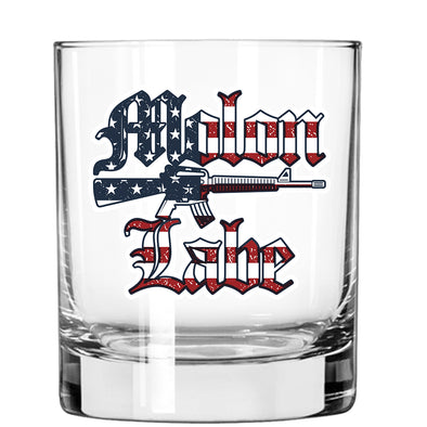 Molon Labe Patriotic Whiskey Glass