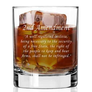 2nd Amendment Whiskey Glass