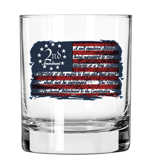 2nd Amendment Decanter Whiskey Glass Gift Set