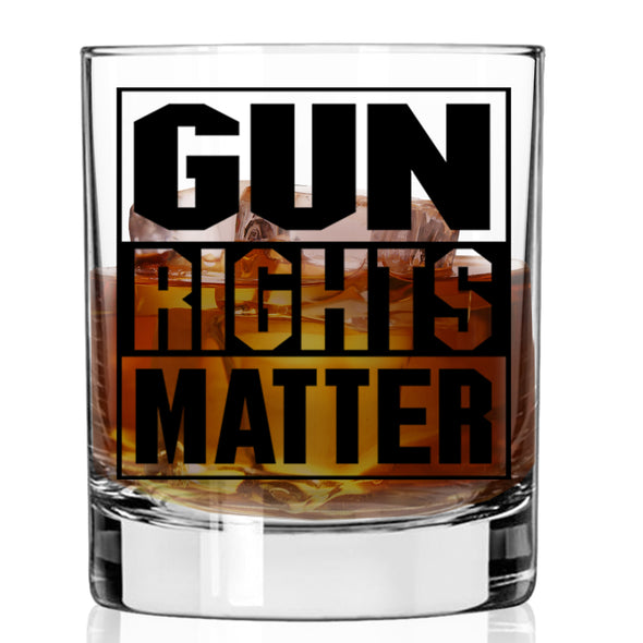 Gun Rights Matter Whiskey Glass