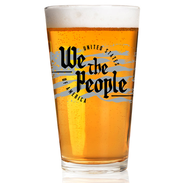 United States We The People Pint Glass