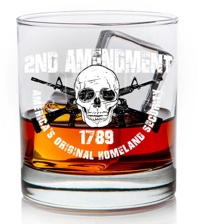 2nd Amendment Whiskey Glass
