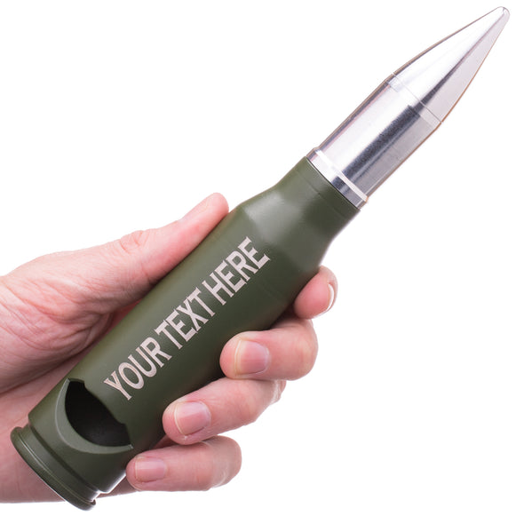 25MM Bushmaster Bullet Bottle Opener in Matte Black