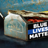 Blue Lives Matter Words Magnet