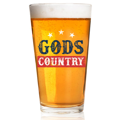God's Country Pint Glass
