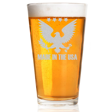 Made in USA Eagle Pint Glass