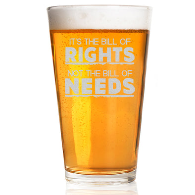 Bill of Rights Pint Glass