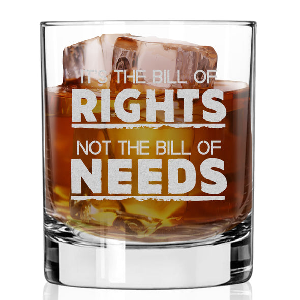 Bill of Rights Whiskey Glass