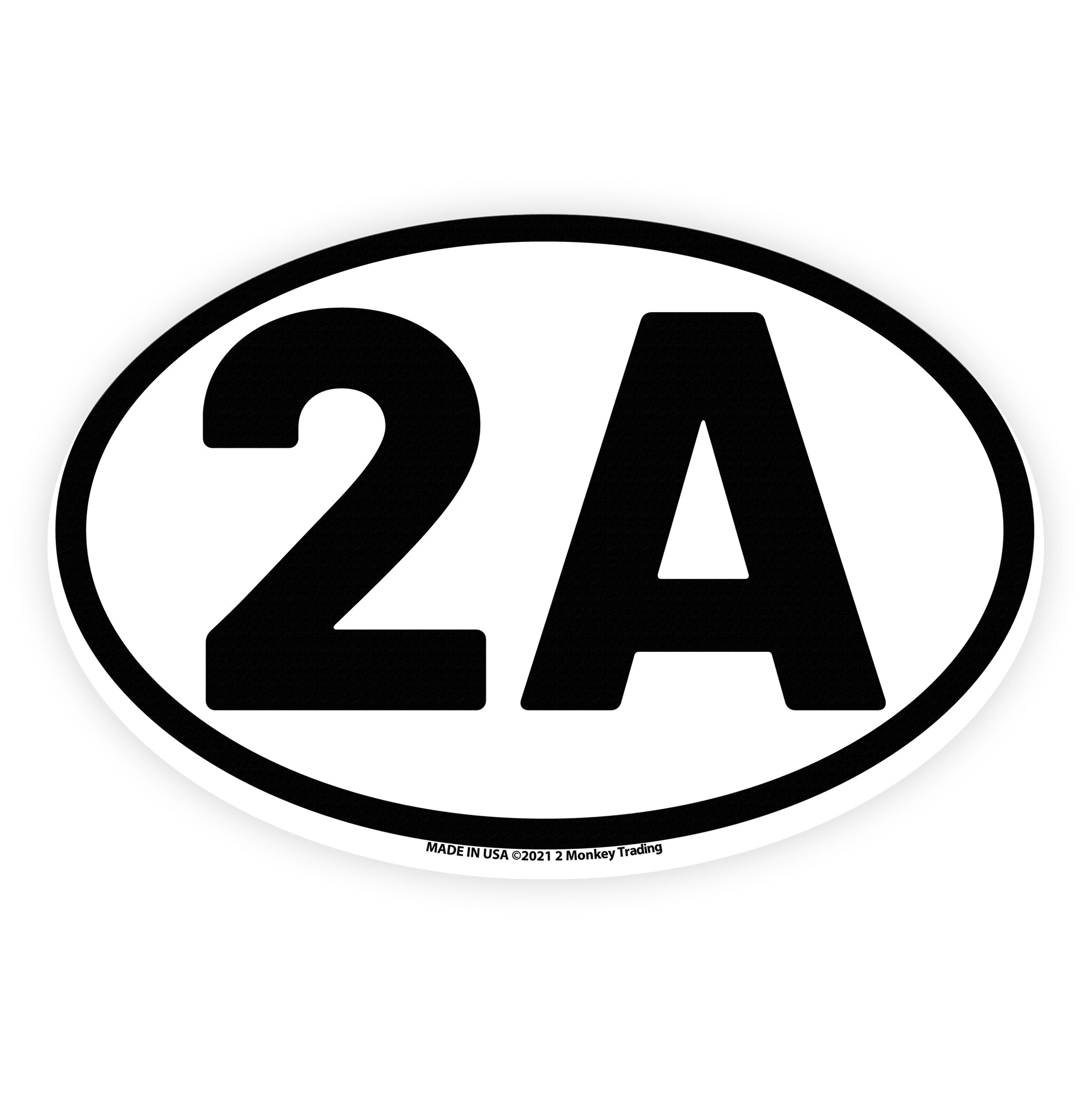 thumbnail image 2 of 2nd Amendment Vinyl Decal – Custom Size For Car Window Or Truck – Made In USA 2 of 6