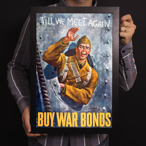 Till We Meet Again - Buy War Bonds World War II Poster