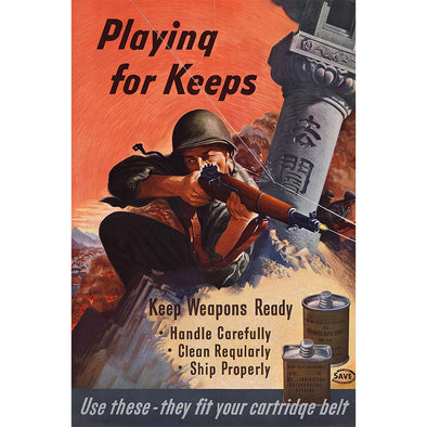 Playing For Keeps World War II Poster