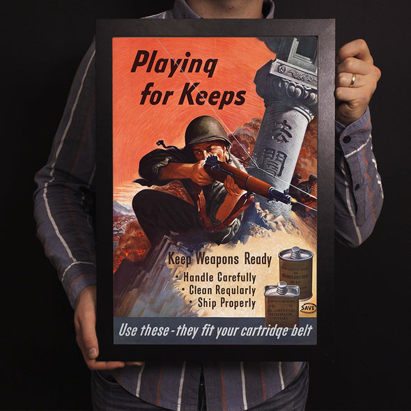 Playing For Keeps World War II Poster
