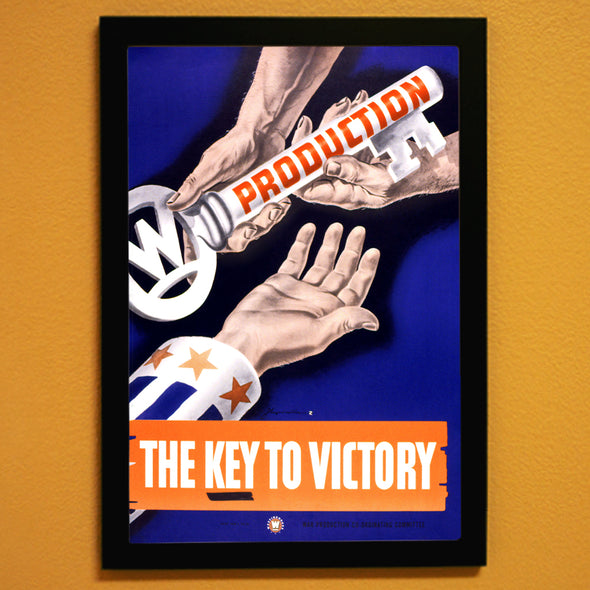 Production - The Key To Victory World War II Poster