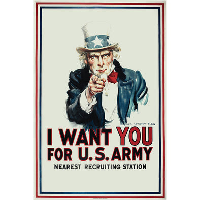 I Want You For U.S. Army World War II Poster