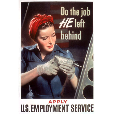 Do The Job He Left Behind World War II Poster