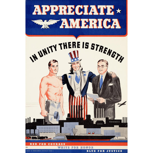 Appreciate America World War II Poster
