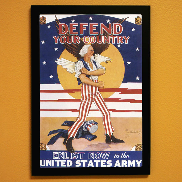 Defend Your Country World War II Poster
